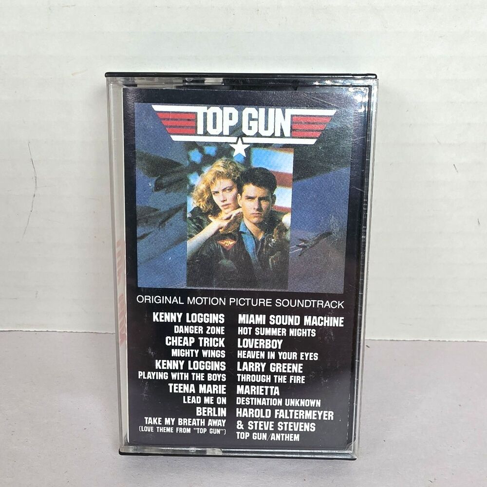 Various Artists Top Gun Soundtrack Cassette 1986 CBS Inc. Original Motion